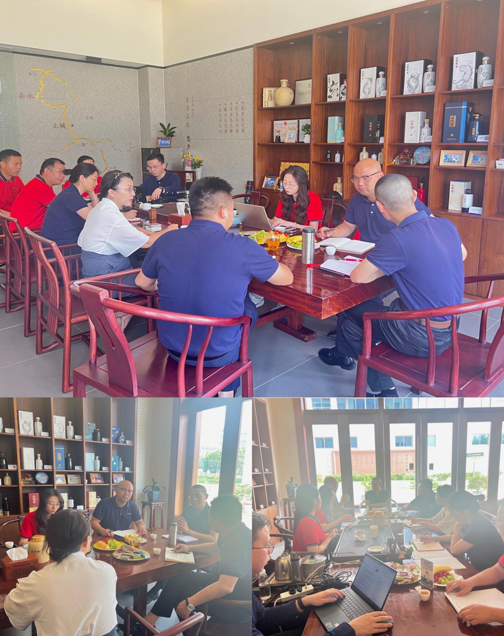 热烈接待小糊涂仙酒业（集团）有限公司梁副总裁莅临指导_怡和医药|江西怡和医药有限公司